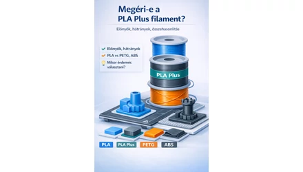 Megéri-e a PLA Plus filament? – Előnyök, hátrányok, összehasonlítás