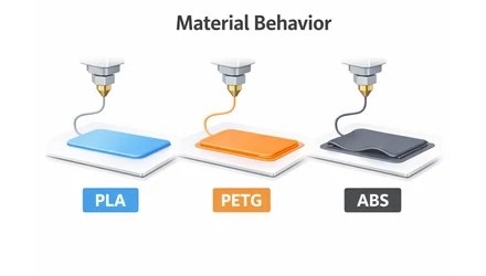 Anyagfüggő útmutató – Skirt, Brim és Raft használata