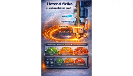 Hotend fizika és volumetrikus limit megfelelő beállítása